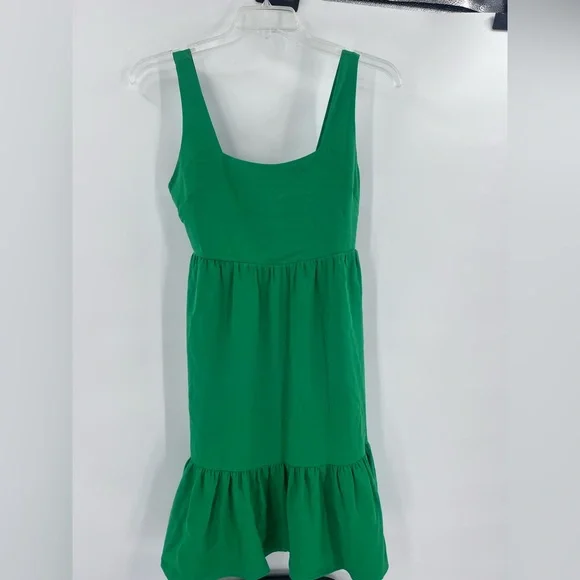 Boston proper Versatile Tiered Short Dress green new size XS - Picture 2 of 8